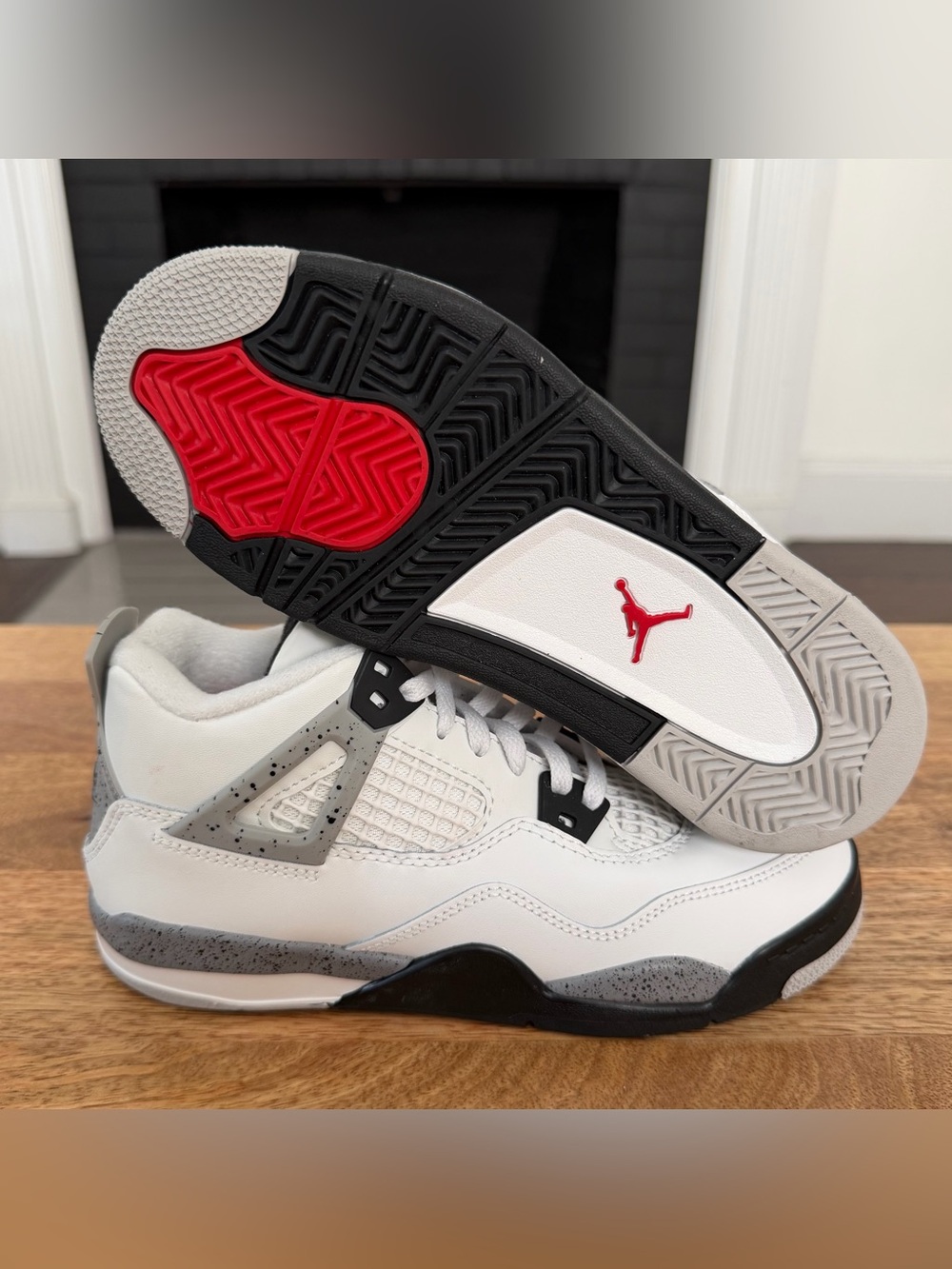 Air Jordan 4 Retro OG “White Cement” - PS Size 2.5Y - (IB4388-100) - Picture 5 of 5